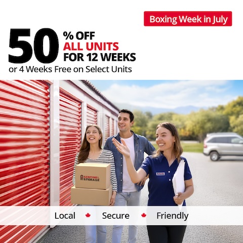 Sentinel Storage  - Surrey Promotion