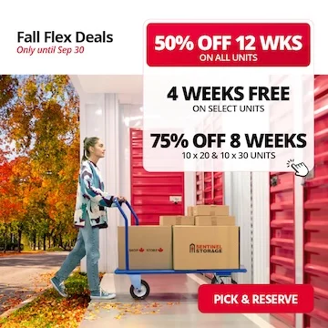 Sentinel Storage  - Surrey Promotion