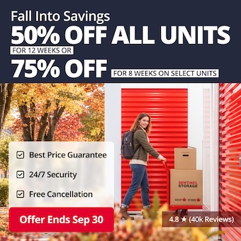 Sentinel Storage  - Surrey Promotion
