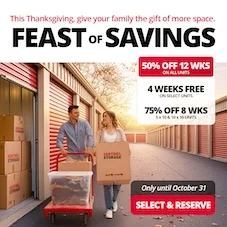 Sentinel Storage  - Surrey Promotion