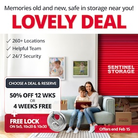 Sentinel Storage  - Surrey Promotion